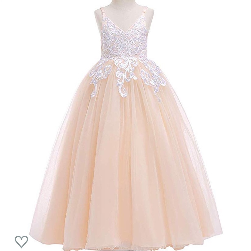 Dress Champagne/ white
